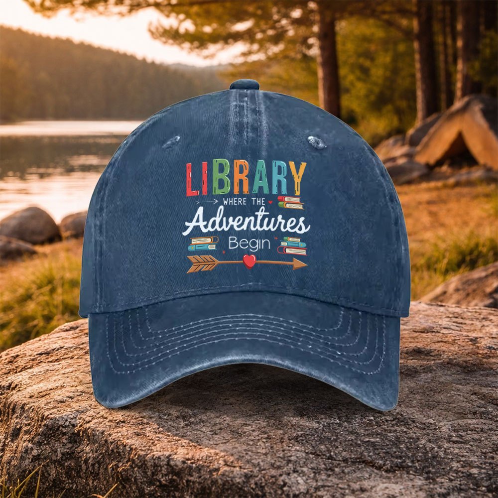 Outdoor Adventure Books - Бейсболка с принтом в стиле приключений,