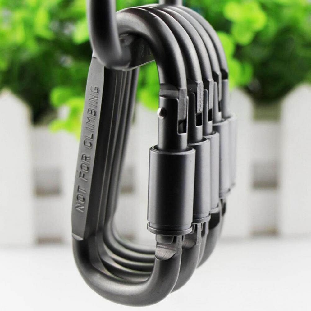Carabiner Locking D - Мини-карабины, 6 шт., набор мини-карабинов с