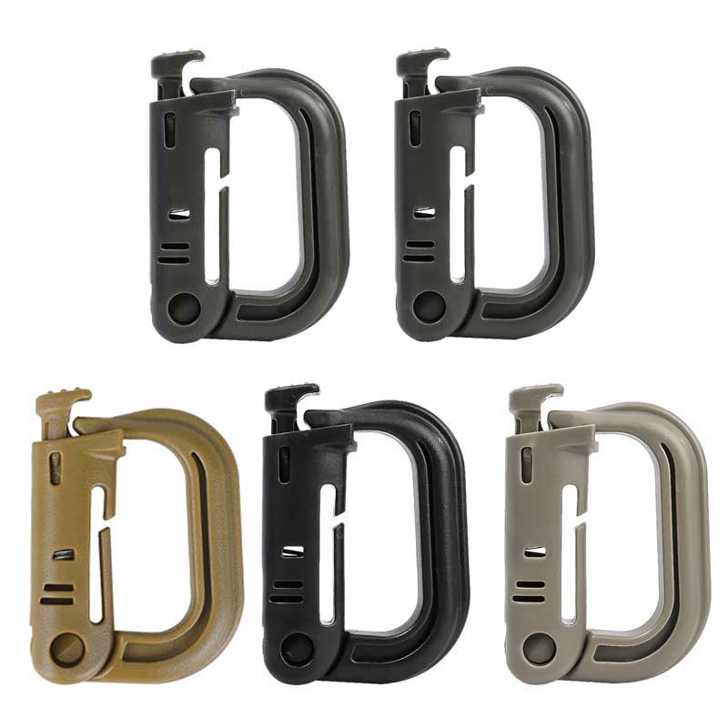 Carabiner Locking D - 5 шт. Grimloc Molle карабин D