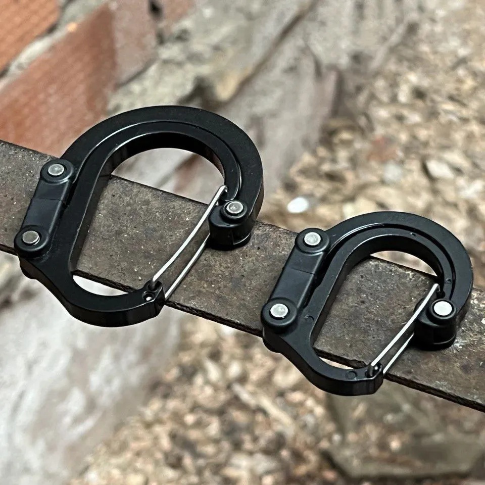 Carabiner Locking D - Гибридный зажим для снаряжения для кемпинга,
