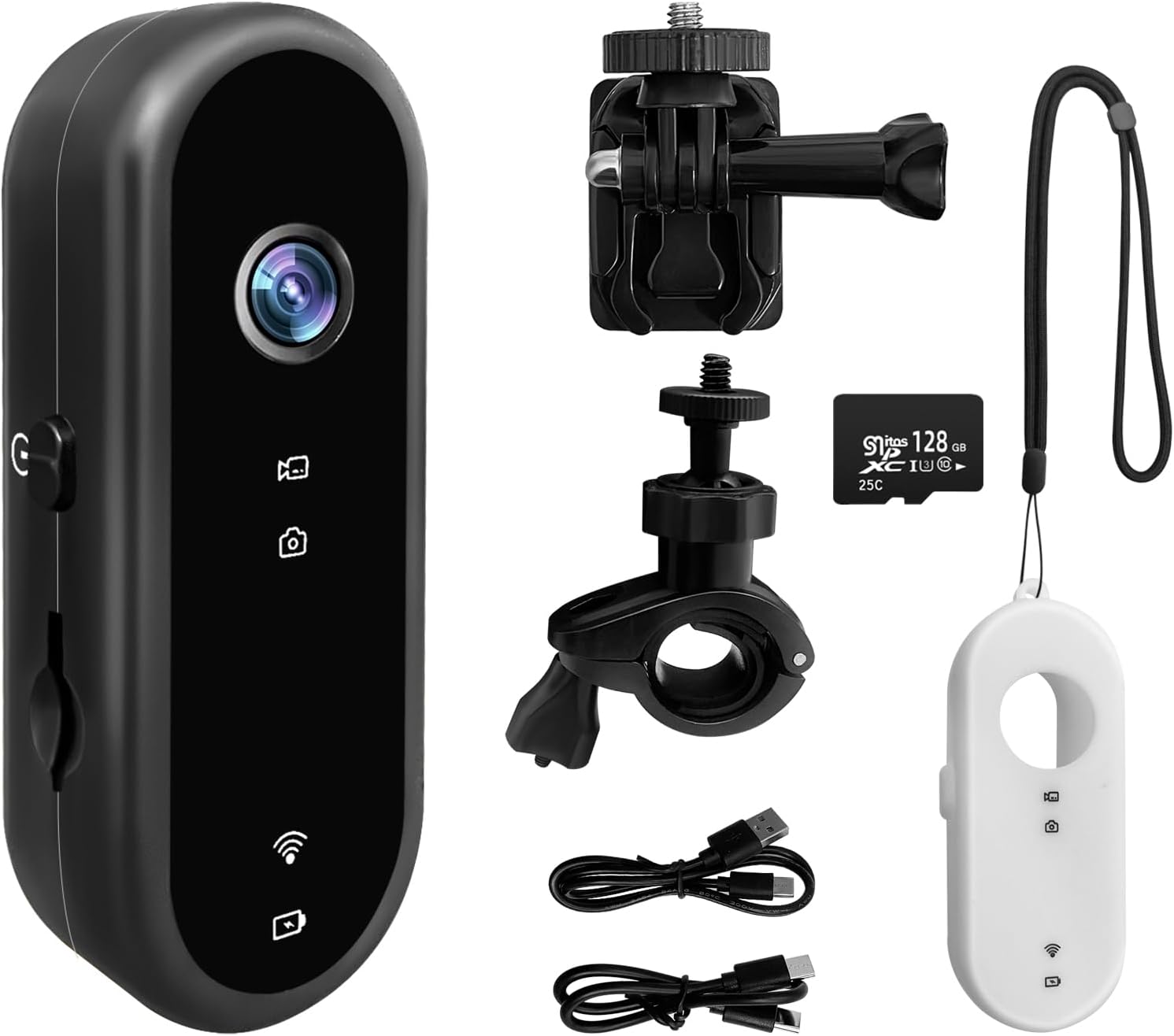 Outdoor Adventure Videos - Миниатюрная Wi-Fi экшн-камера 1080P, портативная нательная