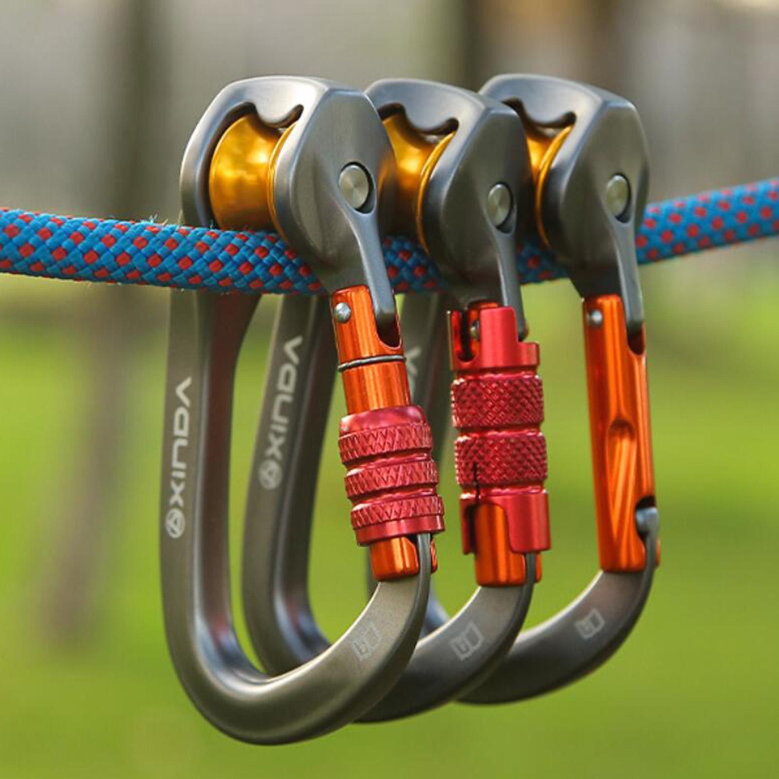 Замок-карабин для альпинизма,  – обзор и цена Carabiner Locking D