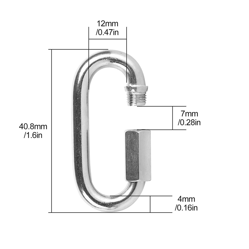 12 шт. быстросъемных соедините – обзор и цена Carabiner Locking D