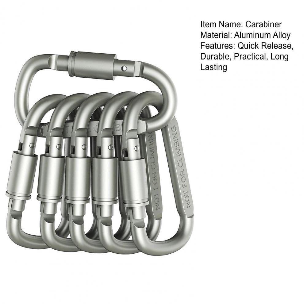 Мини-карабины, 6 шт., набор ми – обзор и цена Carabiner Locking D