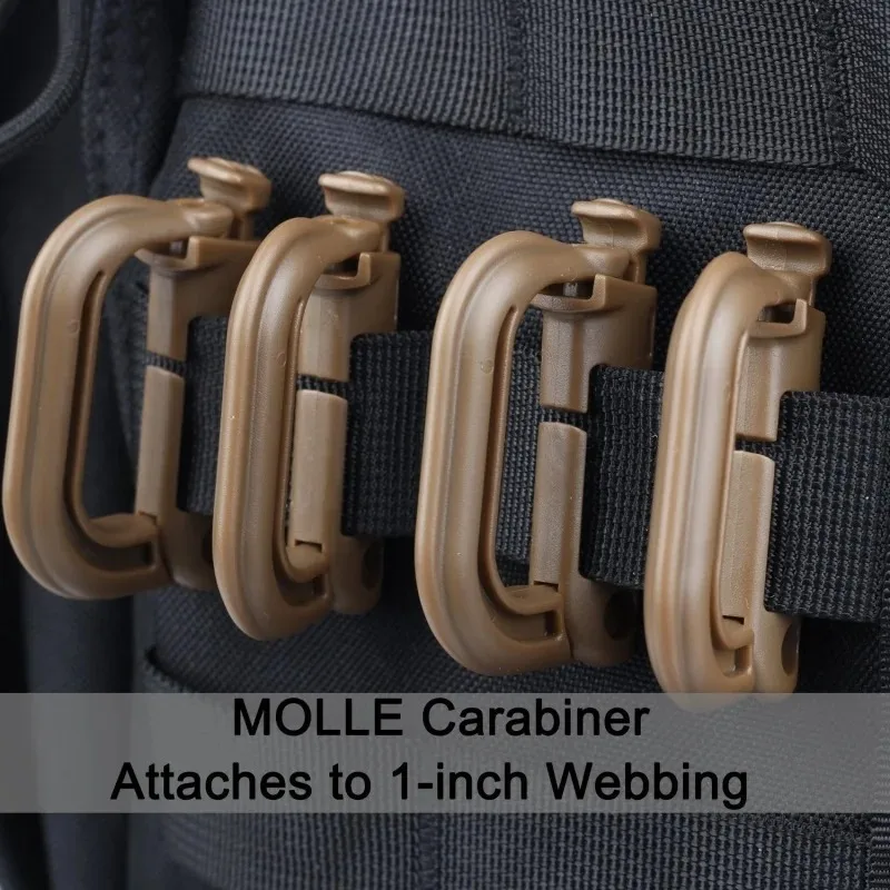 10 шт., уличный пластиковый та – обзор и цена Carabiner Locking D