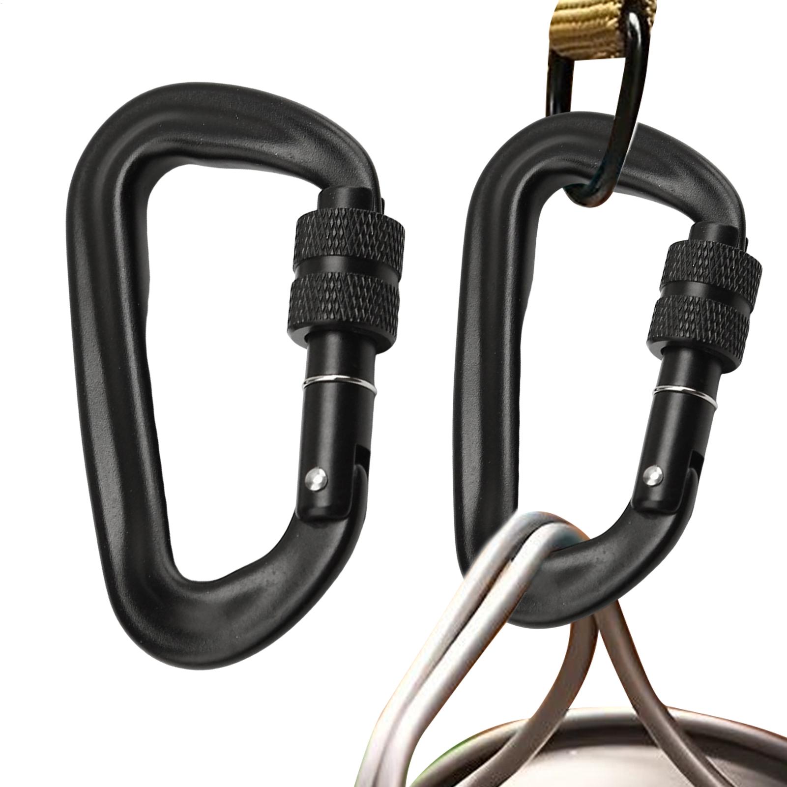 Карабины-кольца с замком 12 кН – обзор и цена Carabiner Locking D