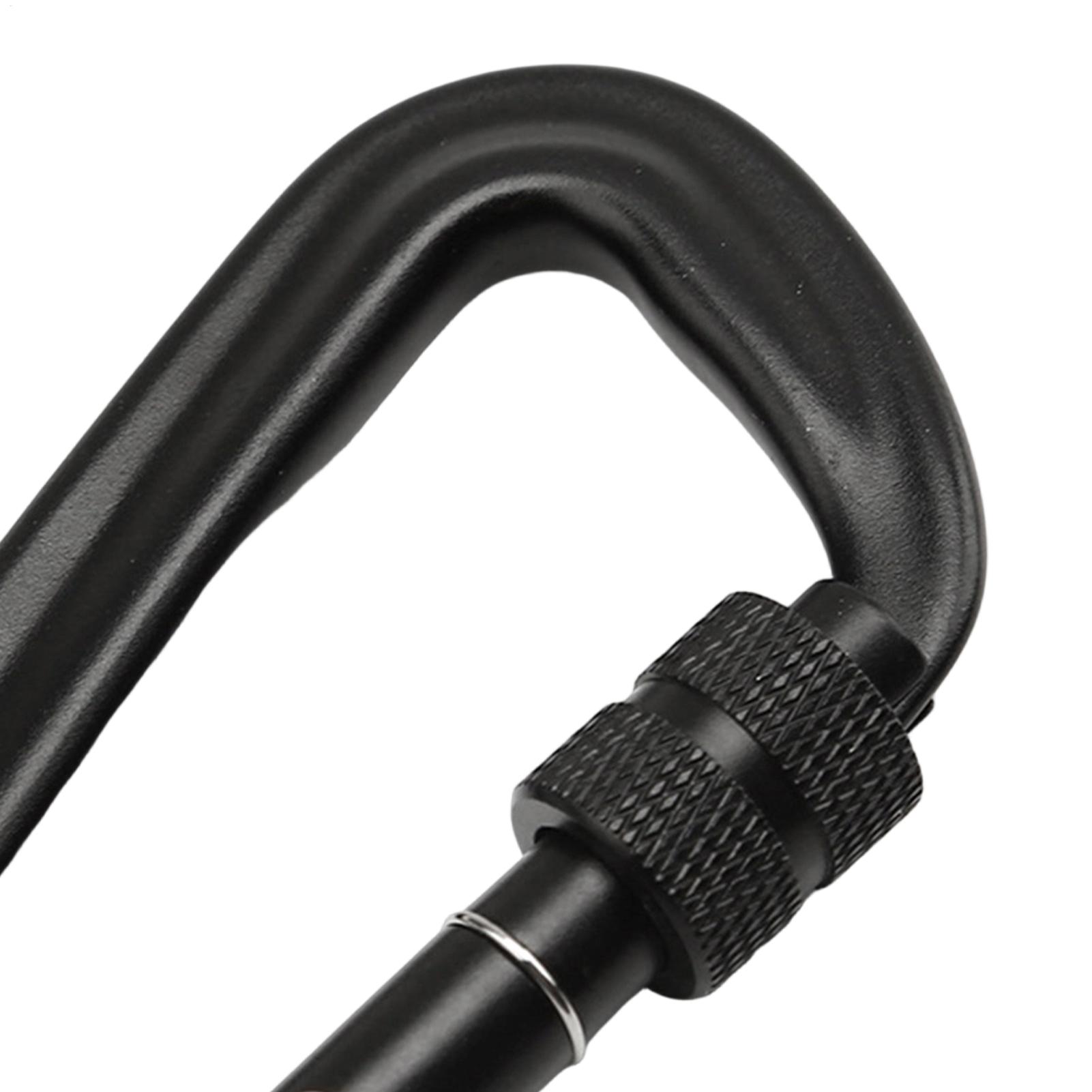 Карабины-кольца с замком 12 кН – обзор и цена Carabiner Locking D