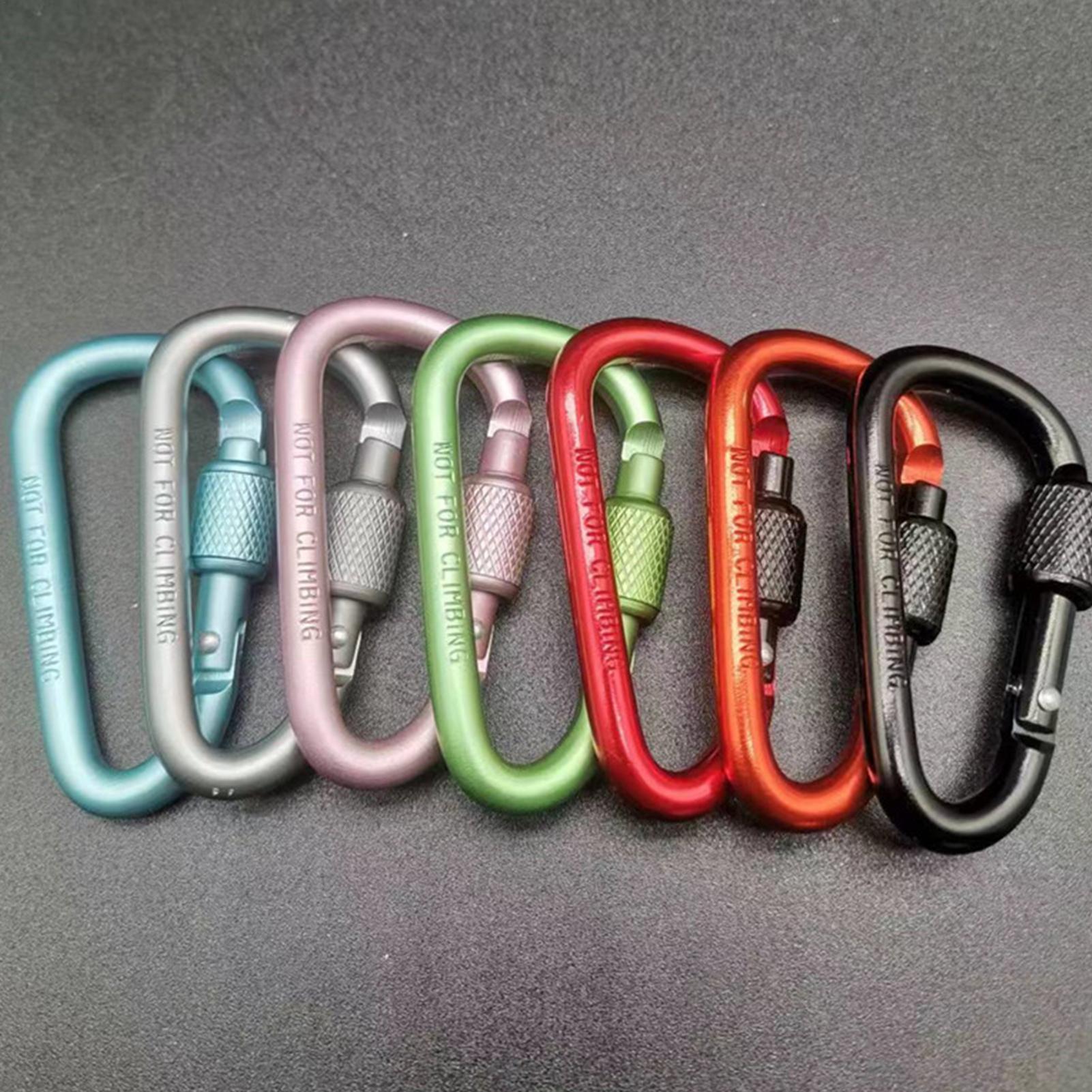 Уличный алюминиевый D-образный – обзор и цена Carabiner Locking D