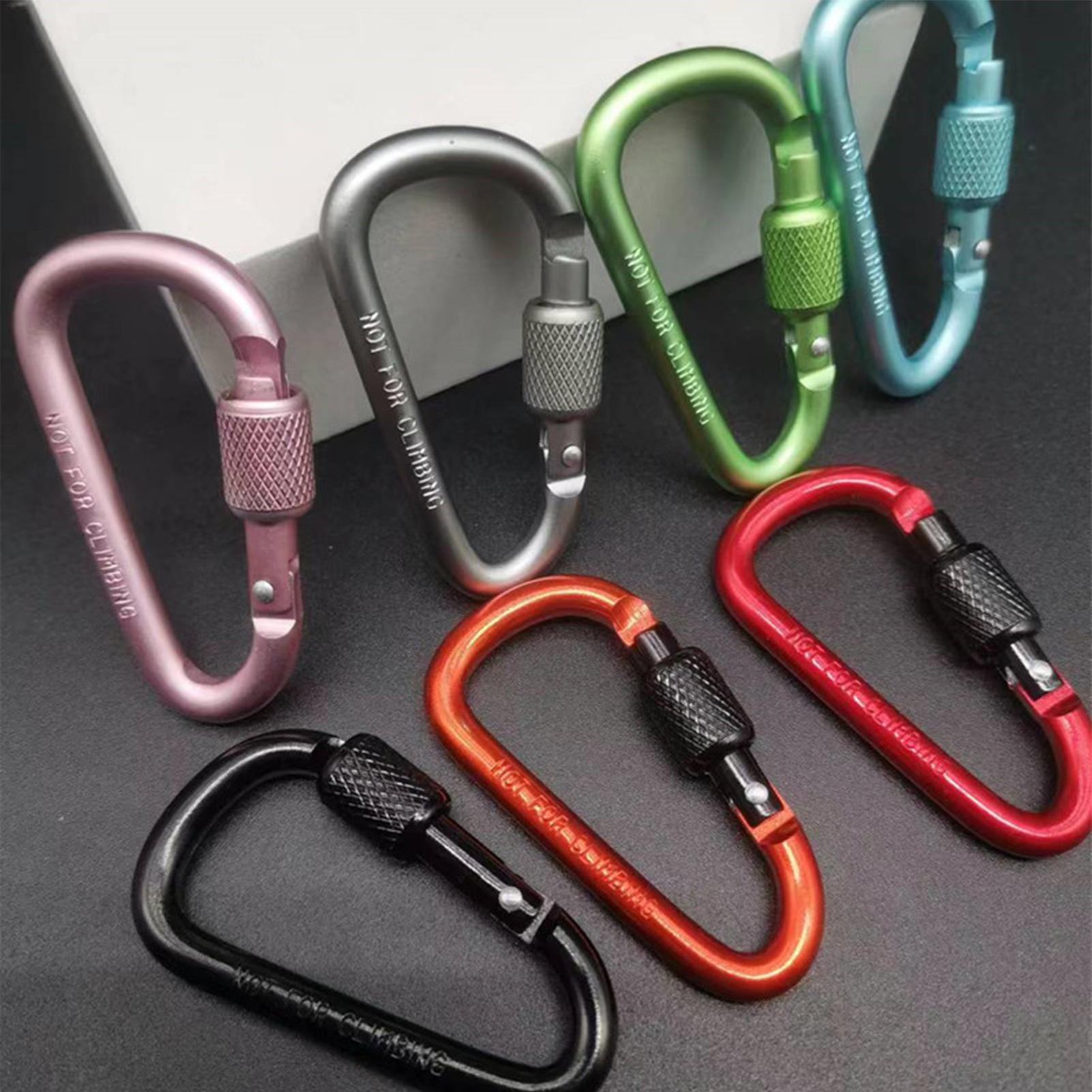 Уличный алюминиевый D-образный – обзор и цена Carabiner Locking D