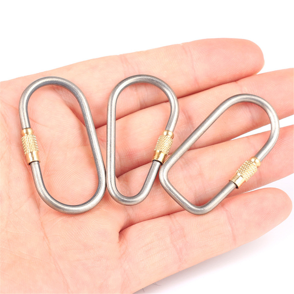 5 шт./лот, титановый замок, ка – обзор и цена Carabiner Locking D