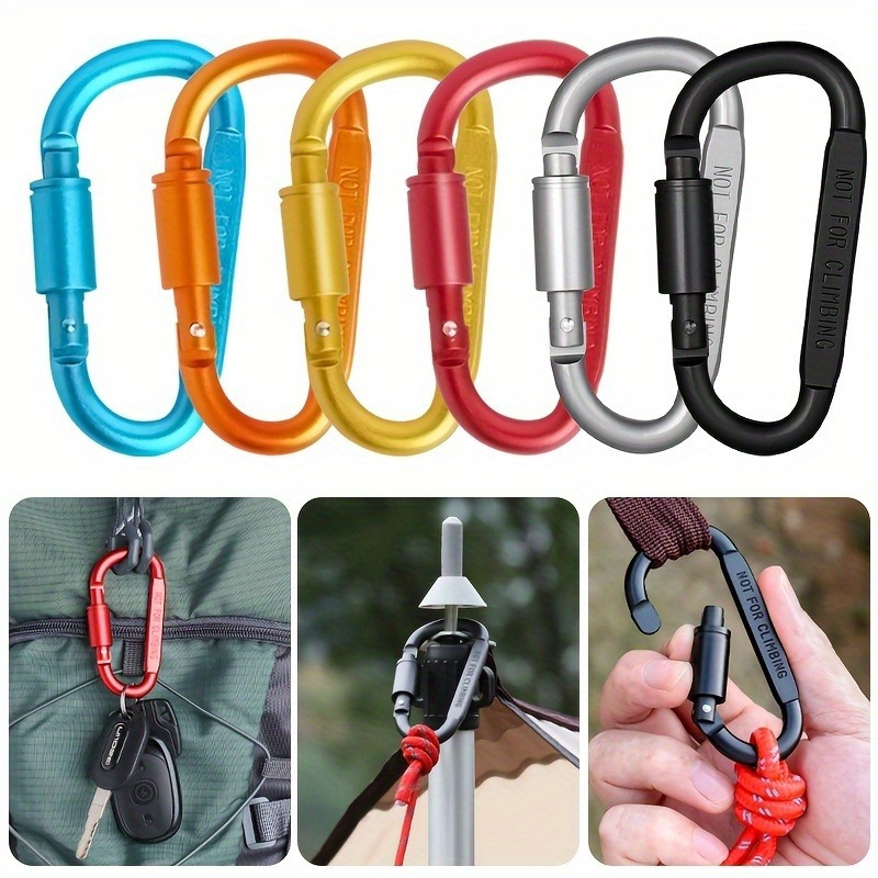 1/4 шт. карабин из алюминиевог – обзор и цена Carabiner Locking D