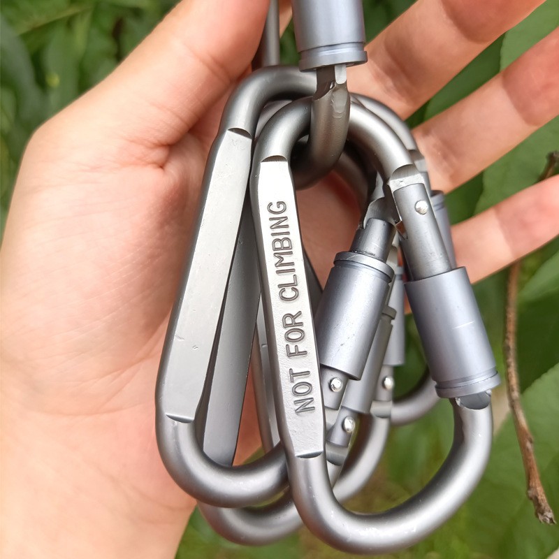 6 шт. алюминиевый карабин с D- – обзор и цена Carabiner Locking D