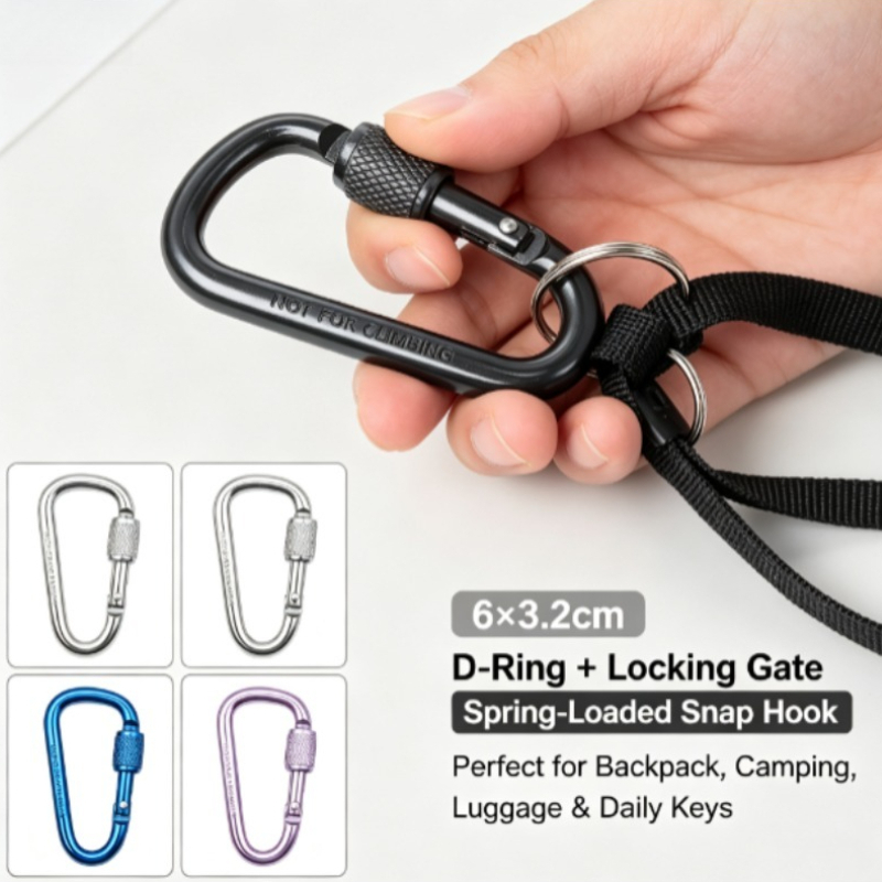 Карабин из алюминиевого сплава – обзор и цена Carabiner Locking D